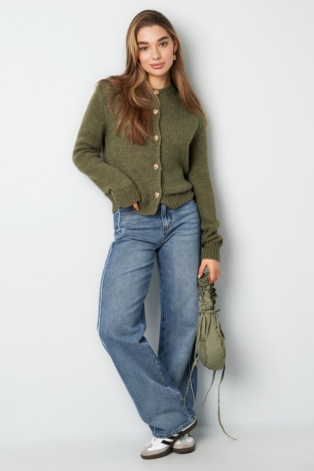 Cardigan lavorato a maglia Love h5Immagine12